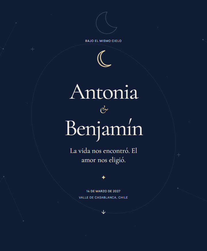 Captura de la invitación Celestial Promise