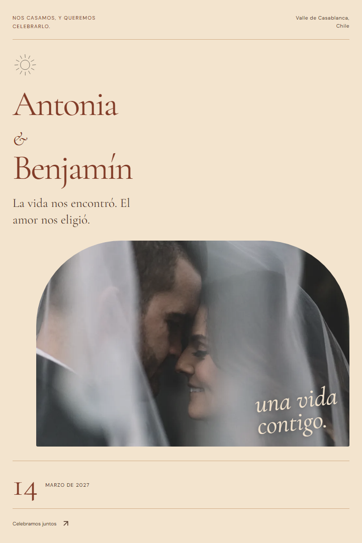Captura de la invitación Mediterranean Love